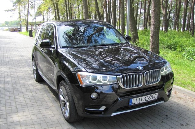 BMW X3 cena 89300 przebieg: 185000, rok produkcji 2017 z Siedlce małe 326